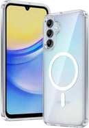 for Samsung Galaxy S26 - Ultra Case: Clear Magnetic Phone Cases with Screen Protector Compatible with Magsafe Slim anti Yellowing Rugged Protective Transparent Cell Phone Cover (Clear Magnetic)