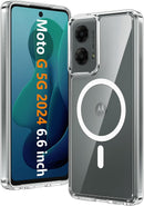 for Samsung Galaxy S26 - Ultra Case: Clear Magnetic Phone Cases with Screen Protector Compatible with Magsafe Slim anti Yellowing Rugged Protective Transparent Cell Phone Cover (Clear Magnetic)