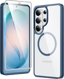 for Samsung Galaxy S26 - Ultra Case: Clear Magnetic Phone Cases with Screen Protector Compatible with Magsafe Slim anti Yellowing Rugged Protective Transparent Cell Phone Cover (Clear Magnetic)