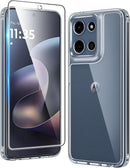 for Samsung Galaxy S26 - Ultra Case: Clear Magnetic Phone Cases with Screen Protector Compatible with Magsafe Slim anti Yellowing Rugged Protective Transparent Cell Phone Cover (Clear Magnetic)