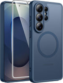 for Samsung Galaxy S26 - Ultra Case: [Fit for Magsafe] [Full Camera Protection] Translucent Matte Cases with [Screen Protector] Military Grade Shockproof Protective Phone Cover - Sagebrush Green