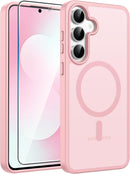 for Samsung Galaxy S26 - Ultra Case: [Fit for Magsafe] [Full Camera Protection] Translucent Matte Cases with [Screen Protector] Military Grade Shockproof Protective Phone Cover - Sagebrush Green