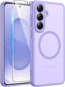 for Samsung Galaxy S26 - Ultra Case: [Fit for Magsafe] [Full Camera Protection] Translucent Matte Cases with [Screen Protector] Military Grade Shockproof Protective Phone Cover - Sagebrush Green