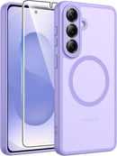 for Samsung Galaxy S26 - Ultra Case: [Fit for Magsafe] [Full Camera Protection] Translucent Matte Cases with [Screen Protector] Military Grade Shockproof Protective Phone Cover - Sagebrush Green