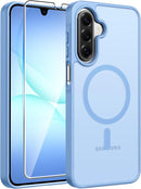 for Samsung Galaxy S26 - Ultra Case: [Fit for Magsafe] [Full Camera Protection] Translucent Matte Cases with [Screen Protector] Military Grade Shockproof Protective Phone Cover - Sagebrush Green