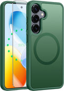 for Samsung Galaxy S26 - Ultra Case: [Fit for Magsafe] [Full Camera Protection] Translucent Matte Cases with [Screen Protector] Military Grade Shockproof Protective Phone Cover - Sagebrush Green