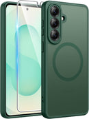 for Samsung Galaxy S26 - Ultra Case: [Fit for Magsafe] [Full Camera Protection] Translucent Matte Cases with [Screen Protector] Military Grade Shockproof Protective Phone Cover - Sagebrush Green