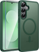 for Samsung Galaxy S26 - Ultra Case: [Fit for Magsafe] [Full Camera Protection] Translucent Matte Cases with [Screen Protector] Military Grade Shockproof Protective Phone Cover - Sagebrush Green