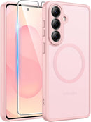 for Samsung Galaxy S26 - Ultra Case: [Fit for Magsafe] [Full Camera Protection] Translucent Matte Cases with [Screen Protector] Military Grade Shockproof Protective Phone Cover - Sagebrush Green