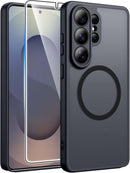 for Samsung Galaxy S26 - Ultra Case: [Fit for Magsafe] [Full Camera Protection] Translucent Matte Cases with [Screen Protector] Military Grade Shockproof Protective Phone Cover - Sagebrush Green