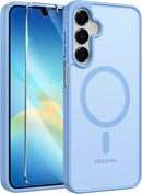 for Samsung Galaxy S26 - Ultra Case: [Fit for Magsafe] [Full Camera Protection] Translucent Matte Cases with [Screen Protector] Military Grade Shockproof Protective Phone Cover - Sagebrush Green