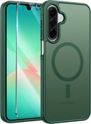 for Samsung Galaxy S26 - Ultra Case: [Fit for Magsafe] [Full Camera Protection] Translucent Matte Cases with [Screen Protector] Military Grade Shockproof Protective Phone Cover - Sagebrush Green