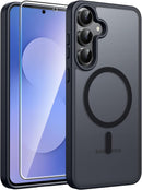 for Samsung Galaxy S26 - Ultra Case: [Fit for Magsafe] [Full Camera Protection] Translucent Matte Cases with [Screen Protector] Military Grade Shockproof Protective Phone Cover - Sagebrush Green