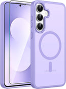 for Samsung Galaxy S26 - Ultra Case: [Fit for Magsafe] [Full Camera Protection] Translucent Matte Cases with [Screen Protector] Military Grade Shockproof Protective Phone Cover - Sagebrush Green