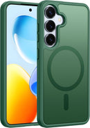 for Samsung Galaxy S26 - Ultra Case: [Fit for Magsafe] [Full Camera Protection] Translucent Matte Cases with [Screen Protector] Military Grade Shockproof Protective Phone Cover - Sagebrush Green