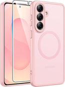 for Samsung Galaxy S26 - Ultra Case: [Fit for Magsafe] [Full Camera Protection] Translucent Matte Cases with [Screen Protector] Military Grade Shockproof Protective Phone Cover - Sagebrush Green