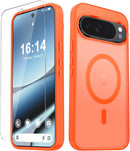 For Samsung Galaxy S26 Ultra Case, Matte Magnetic Phone Cover [2026 Upgraded] with 1 Screen Protector, Support for Magsafe, Shockproof Military Protection, Translucent Frosted Back, Purple