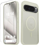 For Samsung Galaxy S26 Ultra Case, Matte Magnetic Phone Cover [2026 Upgraded] with 1 Screen Protector, Support for Magsafe, Shockproof Military Protection, Translucent Frosted Back, Purple