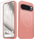 For Samsung Galaxy S26 Ultra Case, Matte Magnetic Phone Cover [2026 Upgraded] with 1 Screen Protector, Support for Magsafe, Shockproof Military Protection, Translucent Frosted Back, Purple