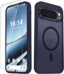 For Samsung Galaxy S26 Ultra Case, Matte Magnetic Phone Cover [2026 Upgraded] with 1 Screen Protector, Support for Magsafe, Shockproof Military Protection, Translucent Frosted Back, Purple