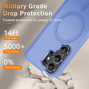 For Samsung Galaxy S26 Ultra Case, Matte Magnetic Phone Cover [2026 Upgraded] with 1 Screen Protector, Support for Magsafe, Shockproof Military Protection, Translucent Frosted Back, Purple
