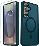 For Samsung Galaxy S26 Ultra Case, Matte Magnetic Phone Cover [2026 Upgraded] with 1 Screen Protector, Support for Magsafe, Shockproof Military Protection, Translucent Frosted Back, Purple