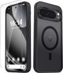 For Samsung Galaxy S26 Ultra Case, Matte Magnetic Phone Cover [2026 Upgraded] with 1 Screen Protector, Support for Magsafe, Shockproof Military Protection, Translucent Frosted Back, Purple