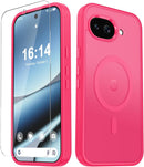 For Samsung Galaxy S26 Ultra Case, Matte Magnetic Phone Cover [2026 Upgraded] with 1 Screen Protector, Support for Magsafe, Shockproof Military Protection, Translucent Frosted Back, Purple