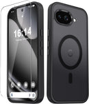 For Samsung Galaxy S26 Ultra Case, Matte Magnetic Phone Cover [2026 Upgraded] with 1 Screen Protector, Support for Magsafe, Shockproof Military Protection, Translucent Frosted Back, Purple