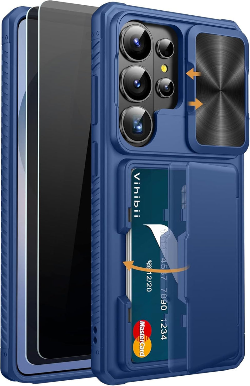 Galaxy S26 Ultra RFID Wallet Case - Sliding Camera Cover