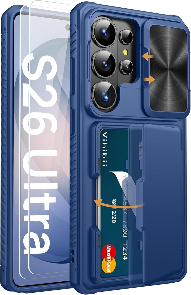 Galaxy S26 Ultra RFID Wallet Case - Sliding Camera Cover