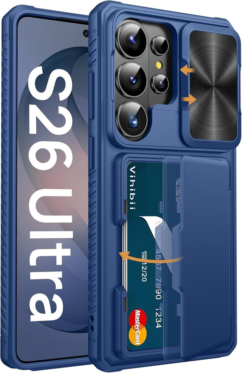 Galaxy S26 Ultra RFID Wallet Case - Sliding Camera Cover