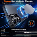 For Samsung Galaxy S26 Ultra Case with Kickstand,1*Screen Protector,[Compatible with Magsafe]Translucent Matte Military - Grade Protection,Magnetic Phone Case for Samsung Galaxy S26 Ultra,6.9" - Black