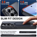 For Samsung Galaxy S26 Ultra Case with Kickstand,1*Screen Protector,[Compatible with Magsafe]Translucent Matte Military - Grade Protection,Magnetic Phone Case for Samsung Galaxy S26 Ultra,6.9" - Black