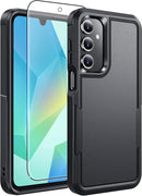 for Samsung Galaxy S26 Ultra Case with Magnetic,[Compatible with Magsafe][12Ft Military Dropproof][2*Screen Protector] Translucent Anti - Slip Back Slim Shockproof Case for S26 Ultra - Black