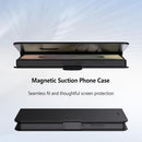 for Samsung Galaxy S26 Ultra Wallet Case with Screen Protector Tempered Glass, with Credit Holder Card Slots Magnetic Closure Protective Phone Cover for Samsung S26 Ultra 5G - Black