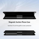 For Samsung Galaxy S26 Ultra Wallet Case with Screen Protector Tempered Glass, with Credit Holder Card Slots Magnetic Closure Protective Phone Cover for Samsung S26 Ultra 5G - Black