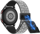 for Samsung Galaxy Watch Bands for Women, Bling Stretchy Nylon Strap Designed for Samsung Galaxy Watch 8/7/6/5/4/FE, Active 2 – Soft, Breathable, Adjustable, Glitter Elastic Wristband