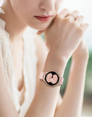 for Samsung Galaxy Watch Bands for Women, Bling Stretchy Nylon Strap Designed for Samsung Galaxy Watch 8/7/6/5/4/FE, Active 2 – Soft, Breathable, Adjustable, Glitter Elastic Wristband