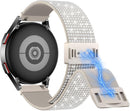 for Samsung Galaxy Watch Bands for Women, Bling Stretchy Nylon Strap Designed for Samsung Galaxy Watch 8/7/6/5/4/FE, Active 2 – Soft, Breathable, Adjustable, Glitter Elastic Wristband