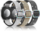 for Samsung Galaxy Watch Bands for Women, Bling Stretchy Nylon Strap Designed for Samsung Galaxy Watch 8/7/6/5/4/FE, Active 2 – Soft, Breathable, Adjustable, Glitter Elastic Wristband