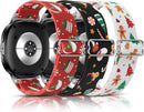 for Samsung Galaxy Watch Bands for Women, Bling Stretchy Nylon Strap Designed for Samsung Galaxy Watch 8/7/6/5/4/FE, Active 2 – Soft, Breathable, Adjustable, Glitter Elastic Wristband