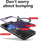 For Samsung Galaxy Z Flip 6 Case Magnetic with Front Screen Protector & Kickstand