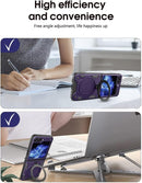 For Samsung Galaxy Z Flip 6 Case Magnetic with Front Screen Protector & Kickstand