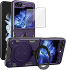 For Samsung Galaxy Z Flip 6 Case Magnetic with Front Screen Protector & Kickstand