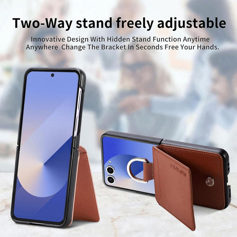 flip 7 card sleeve size Galaxy Z Flip 7 Case Wallet with Card Holder