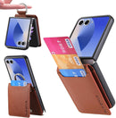 For Samsung Galaxy Z Flip 7 Case Wallet with Card Holder