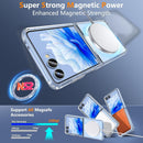 Galaxy Z Flip 7 Case,Z Flip 7 Case Transparent Magnetic Shockproof Clear