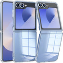 for Samsung - Galaxy Z - Flip - 7 Clear Case: Military Grade Drop Protection