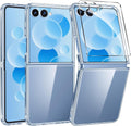 for Samsung - Galaxy Z - Flip - 7 Clear Case: Military Grade Drop Protection